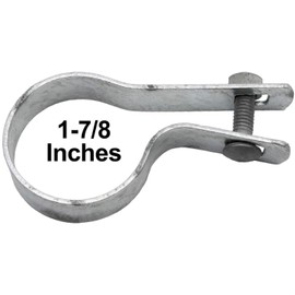 Jake Sales 1-7/8" Tension Band for Chain Link Fence - Use for 1-7/8" Outside Diameter Post/Pipe - Galvanized Chain Link Tension Band - Qty 12