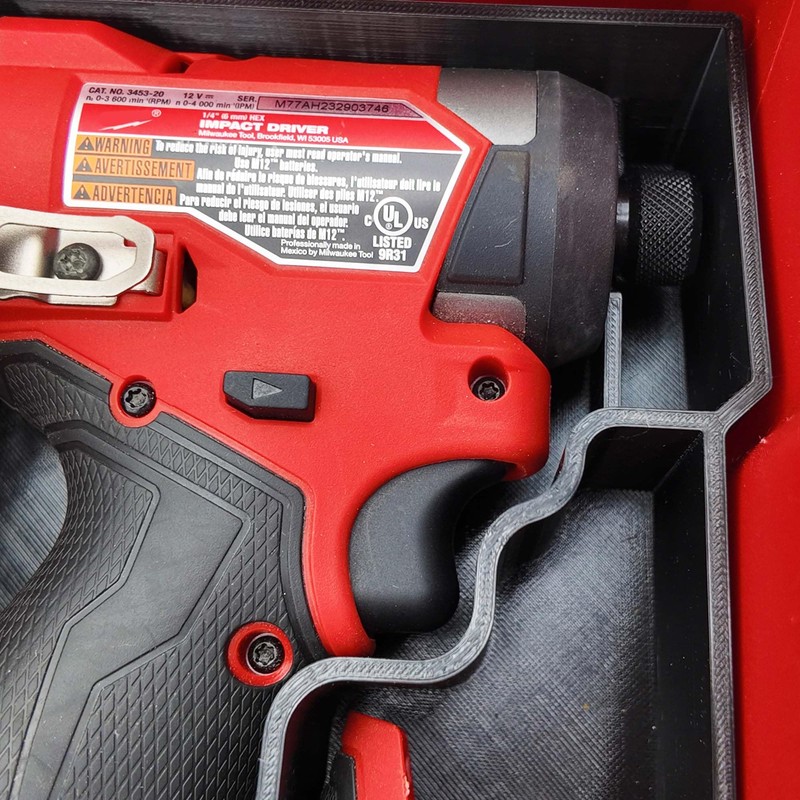 TidyTool Liner for M12 Fuel Drill Driver Impact and Milwaukee