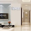 3D LED Digital Clock Bedroom Desktop Snooze Alarm Clock Home