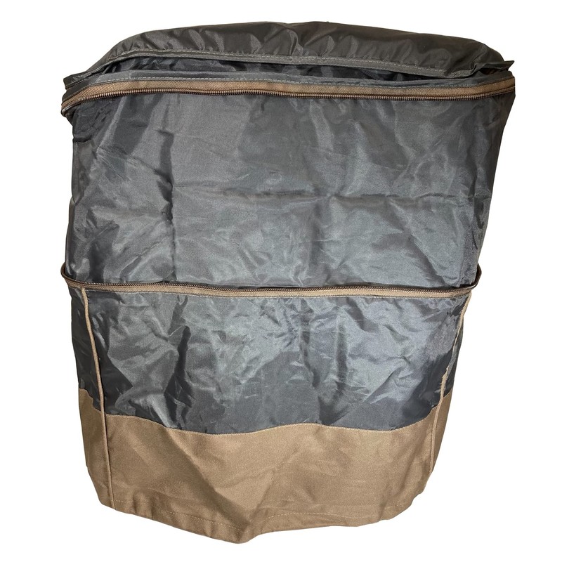 TOP 2-Tier Large Front Basket Cover, Black (Recommended Size: Upper