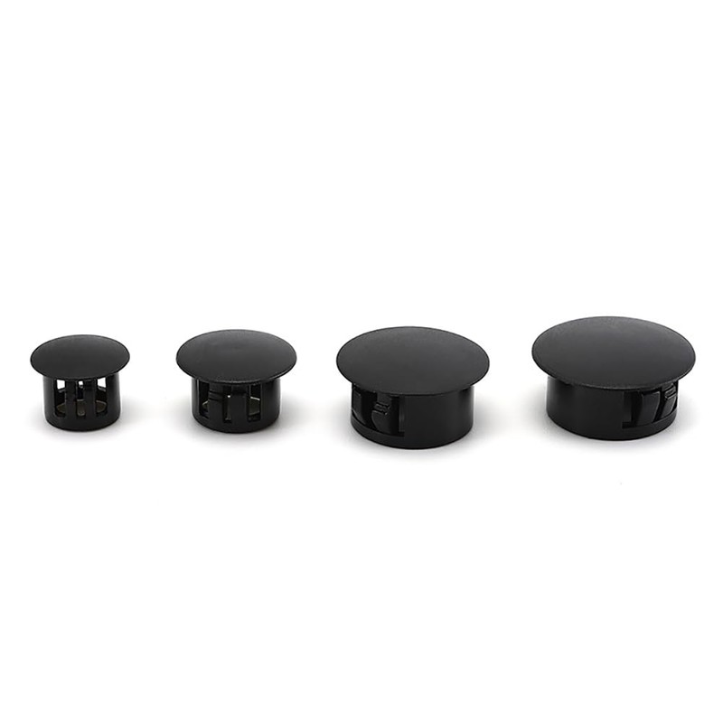 JIHUOO Plastic Hole Plugs - Rubber Door Screw Hole Covers