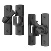2 Pcs Degree Barn Door Latch, 180/90 Sliding Barn Door