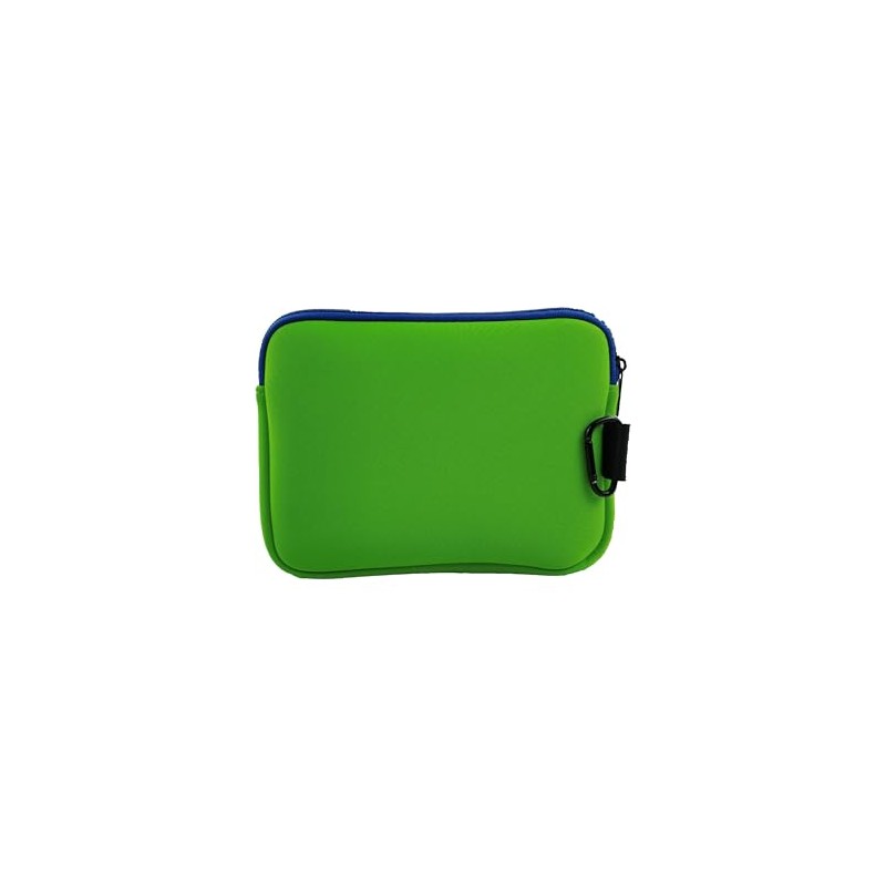 Swimz Large protective Neoprene Goggle storage Pouch (Lime/Royal/White)