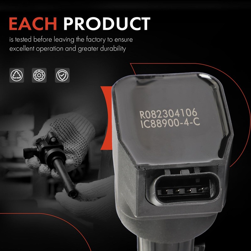 A-Premium Engine Ignition Coil Pack Compatible with Hyundai Elantra Sonata