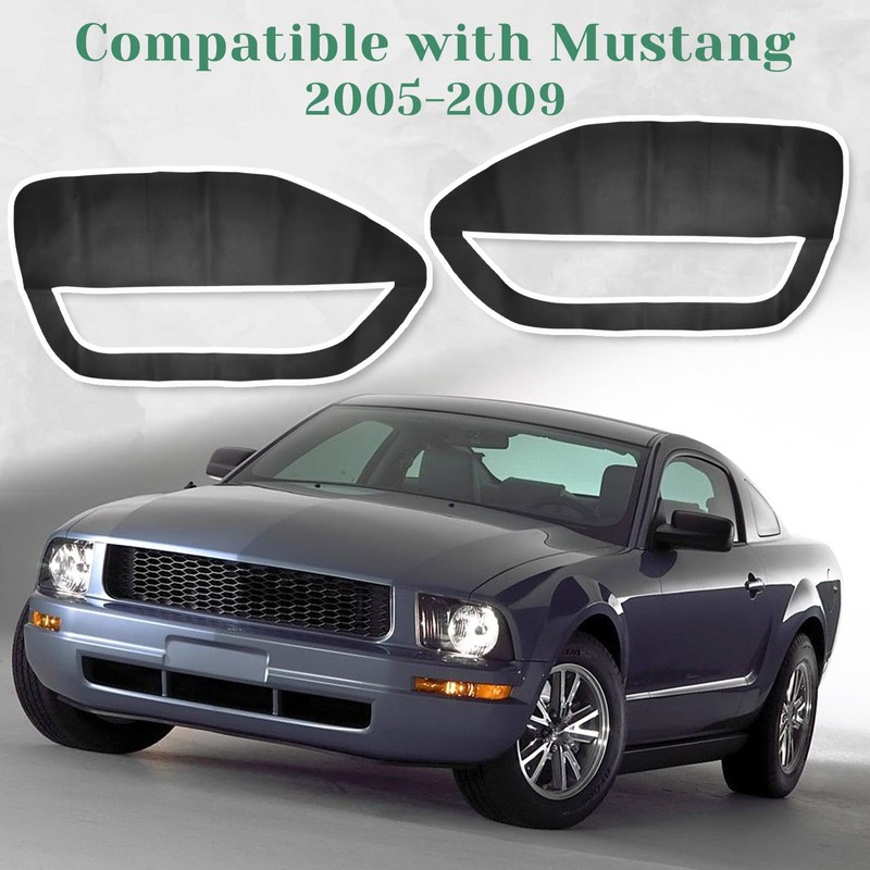 VKGUG 2PCS Door Panel Cover Compatible with Ford Mustang 2005-2009