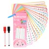 OYZOQ 15 Part Division Charts Learning Mathematics with 2 Markers