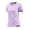 MIER Womens Running Athletic Shirts Dry Fit Active T-Shirt Tops