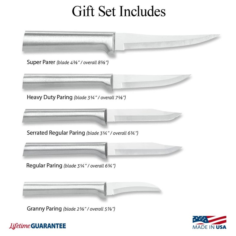 Rada Cutlery 6-piece All-Star Paring Knife Gift Set with Quick
