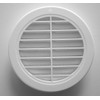 Upmann Ventilation Grille Round Plastic 175 mm White 66617
