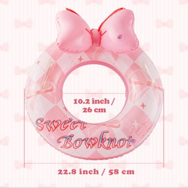 WATINC Swimming Ring Pool Inflatable for Children Swimming Pool Float Pool Ring Summer Holiday Outdoor Beach Water Party Toy Float Inflatable Pool Swimming Ring for Children Toddlers