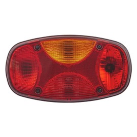 HELLA 2VA 343 640-071 Rearlight - Cargoluna - 12/24V - mounting - left