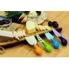 Zassenhaus "Easy Cut" Cheese Knife Set In 4 Assorted Colors
