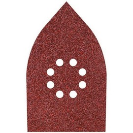 Wolfcraft 1755000 10 Easy-Fix Sanding Discs with Corundum Grit 80/ 120/ 240 for Black and Decker