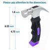 Small Claw Hammer - Mini Hammer for Women&Kids, Camping Hammer,