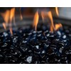Chilli Cosmos Fire Glass Diamond 1 Inch Fire Pit Glass