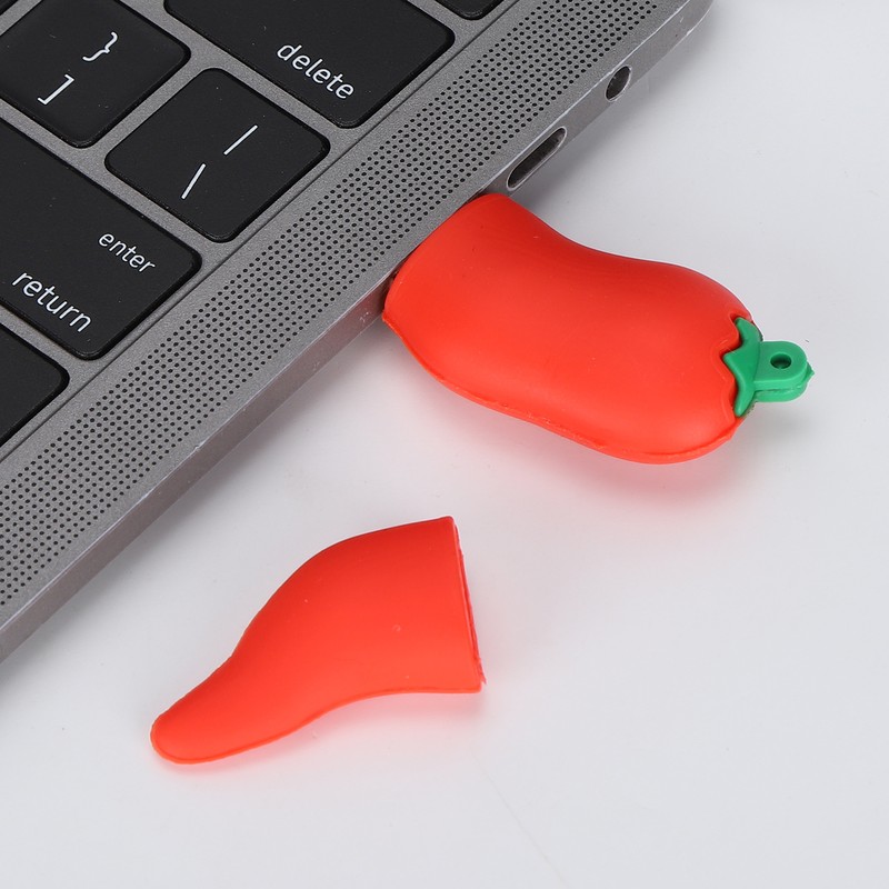 USB Flash Drive Red Pepper Shape Cute Memory Stick Pen