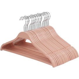 Elama Home 20 Piece Biodegradable Coat Hangers in Pink (ELH-20)