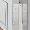 Jinyuanchao 4 Inch Automatic Closing Door Hinge, 3mm Thick Stainless