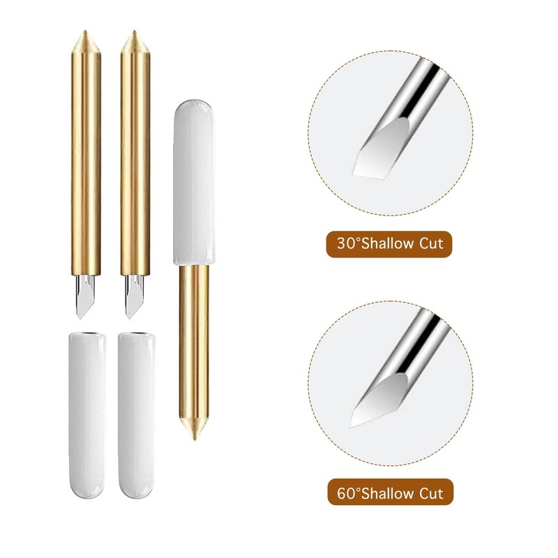 4 Replacement Blades and Deep Cutting Housing for Cricut Explore