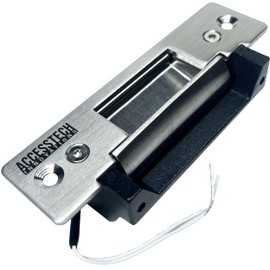 Heavy Duty Electric Strike Door Lock ANSI Standard Access Control System | 2,200+ LBS | Fail-Secure/Fail-Safe Adjustable | 12VDC Input Voltage | AccessTech Innovations | Model: 300