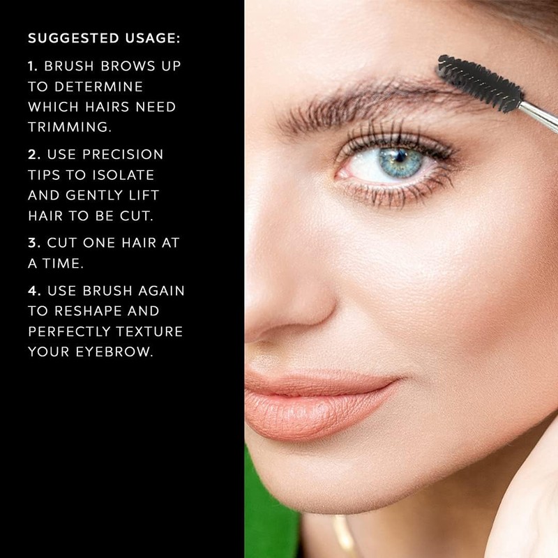 DreamCut Brow Shaping Scissors with Brush - Surgical Stainless Steel