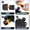 Behogan 4 x Junction Box IP68: Waterproof Outdoor Cable Connector,