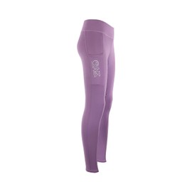 AK Oreo Pull on high Waisted Breathable Riding Tights/Leggings/Breeches with Full seat Silicon Grip AKRS-6052-01 (US, Alpha, X-Small, Regular, Regular, Purple)