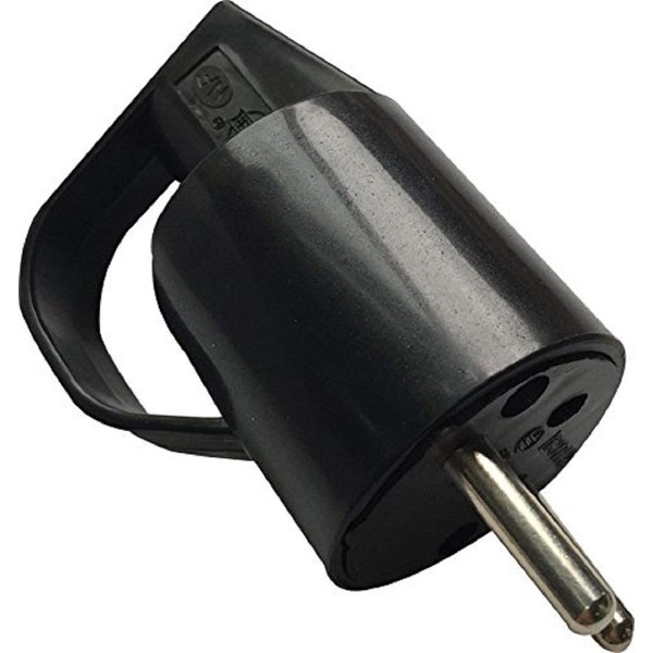 Dio - 2 Pin Plug with Earth and Rings -