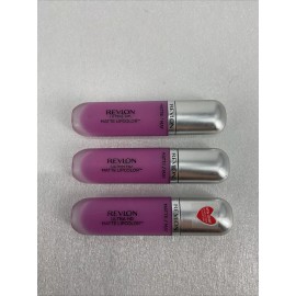 Revlon 3 PACK Revlon Ultra HD Matte Liquid Lipcolor Lipstick 670 HD Crush Pink NEW