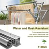 XIMSPHY 5 Rods Clothes Drying Rack, Folding Drying Rack Clothing,