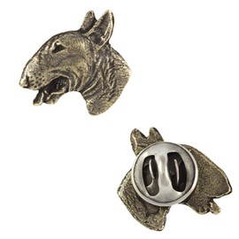 Art-Dog Unique Silver Dog Pin – Silver-Plated Handmade – Brooches Women – Funny Pins – Silver Brooch Jewellery, Zinc Aluminium