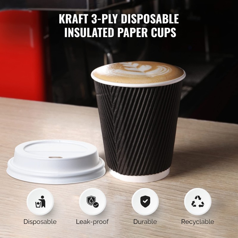 We Can Source It Ltd - 8oz. Black Ripple Paper
