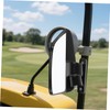 Ipetboom 1 Set Wide Angle Side Mirrors for Golf Cart