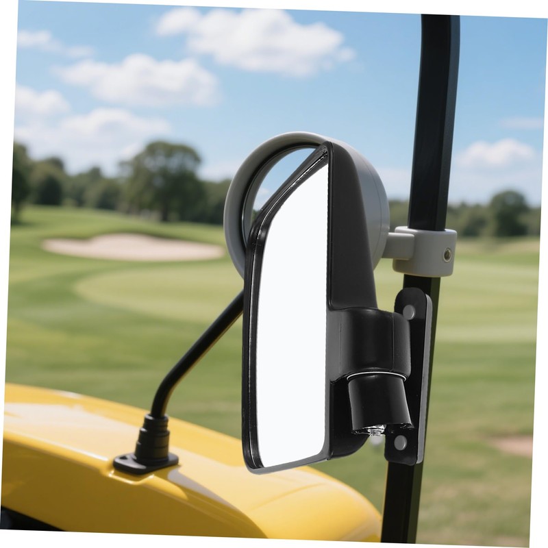 Ipetboom 1 Set Wide Angle Side Mirrors for Golf Cart
