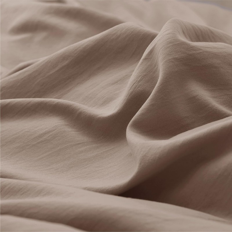 Bedsure Bedsure Khaki Oversized Queen Duvet Cover - 3 Pieces