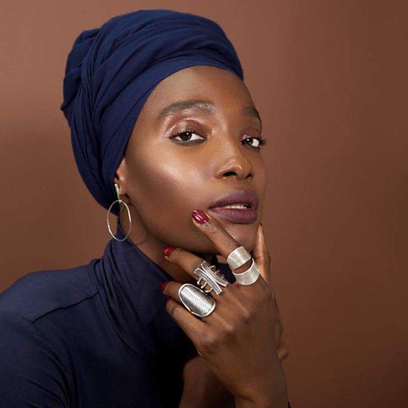 Harewom Headwraps for Women African Turbans Stretch Jersey Knit Scarf