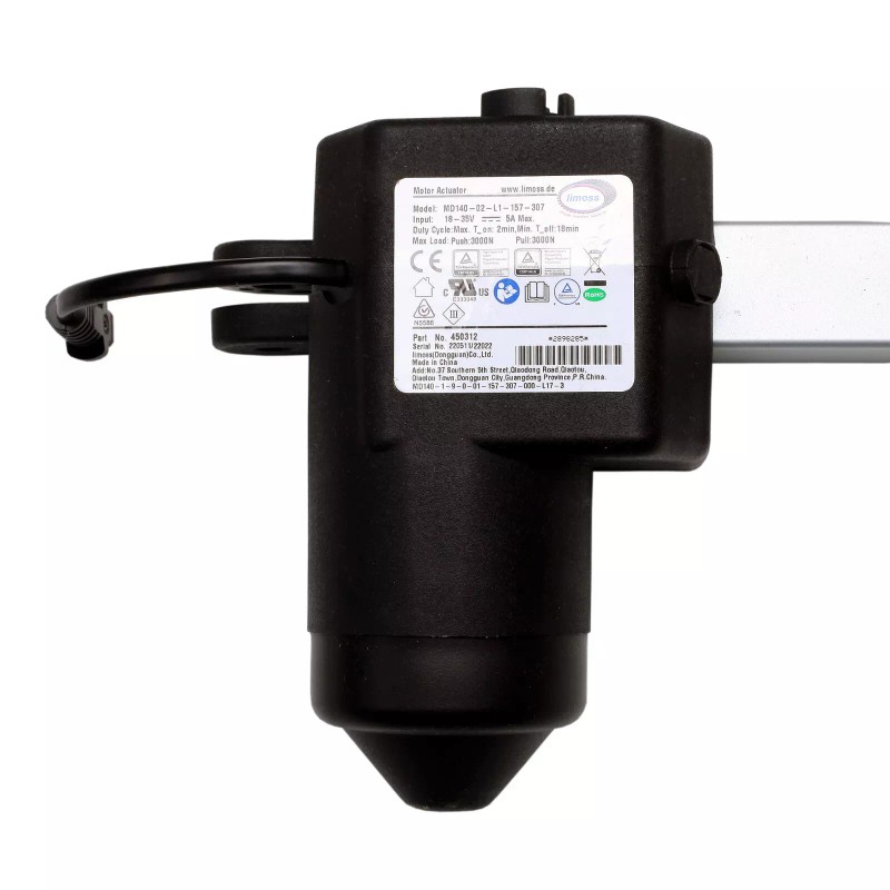Limoss Linear Actuator Motor Limoss 450312 Model MD140-02-L1-15