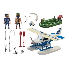 Playmobil Figura Armable Playmobil City Action 70779 Policía Hidroavión 33 Piezas 3+