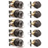 Brotima 5 Pack Keyed Alike Front Door Knob and Deadbolt