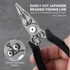 Aluminum Fishing Pliers Split Ring Pliers for Fishing Hook Remover