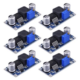 GTIWUNG 6 Pieces Step-up Boost Power Converter XL6009 for Arduino Raspberry DIY Projects Crafting, XL6009 Boost Converter Module DC to DC 3.0-30 V to 5-35 V Output Voltage Adjustable Step-Up Board
