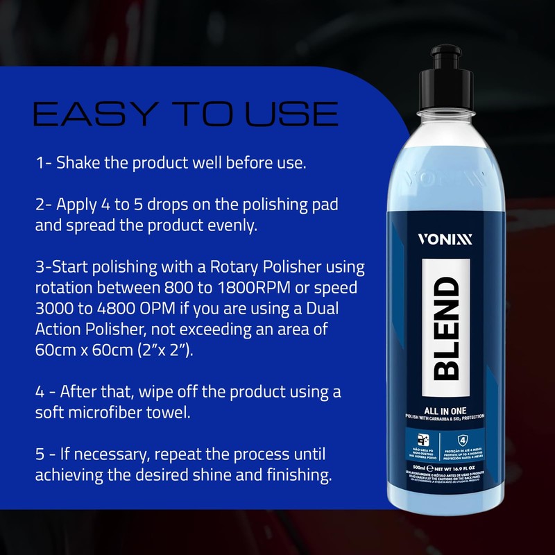 Vonixx Blend All in One | Single-Step Polishing Compound for