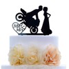 Decoración divertida para tarta de boda con diseño de Mr