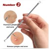 Blackhead Remover Comedone Squeezer Set, elloLife Blackhead Remover with Stainless