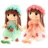 Tvoip Tulle Skirt Princess Plush Toy Phial Dolls Children Girls
