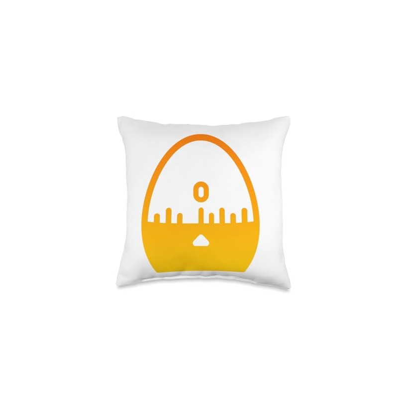 Egg Timer Eggtimer Kitchen Timer Cooking Baking Throw Pillow