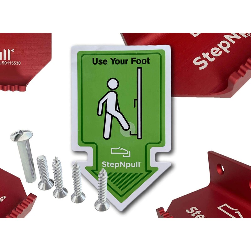 StepNpull Hands Free Door Opener - No Touch Door Foot