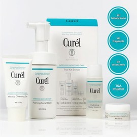 Curel Japanese Skin Care Travel Size Toiletries, for Dry, Sensitive Skin, Travel Size Face Wash, Travel Size Lotion, Travel Size Makeup Remove