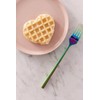 DASH Red Heart-shaped Mini Waffle Maker Dual Non-Stick Coating Machine