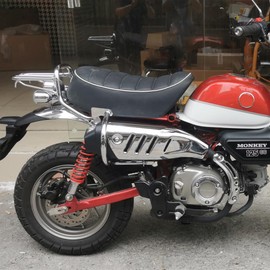 Chrome Exhaust Crash Guard Crash Bar for Honda Monkey 125 Monkey 125 All Models JB02 JB03 JB05